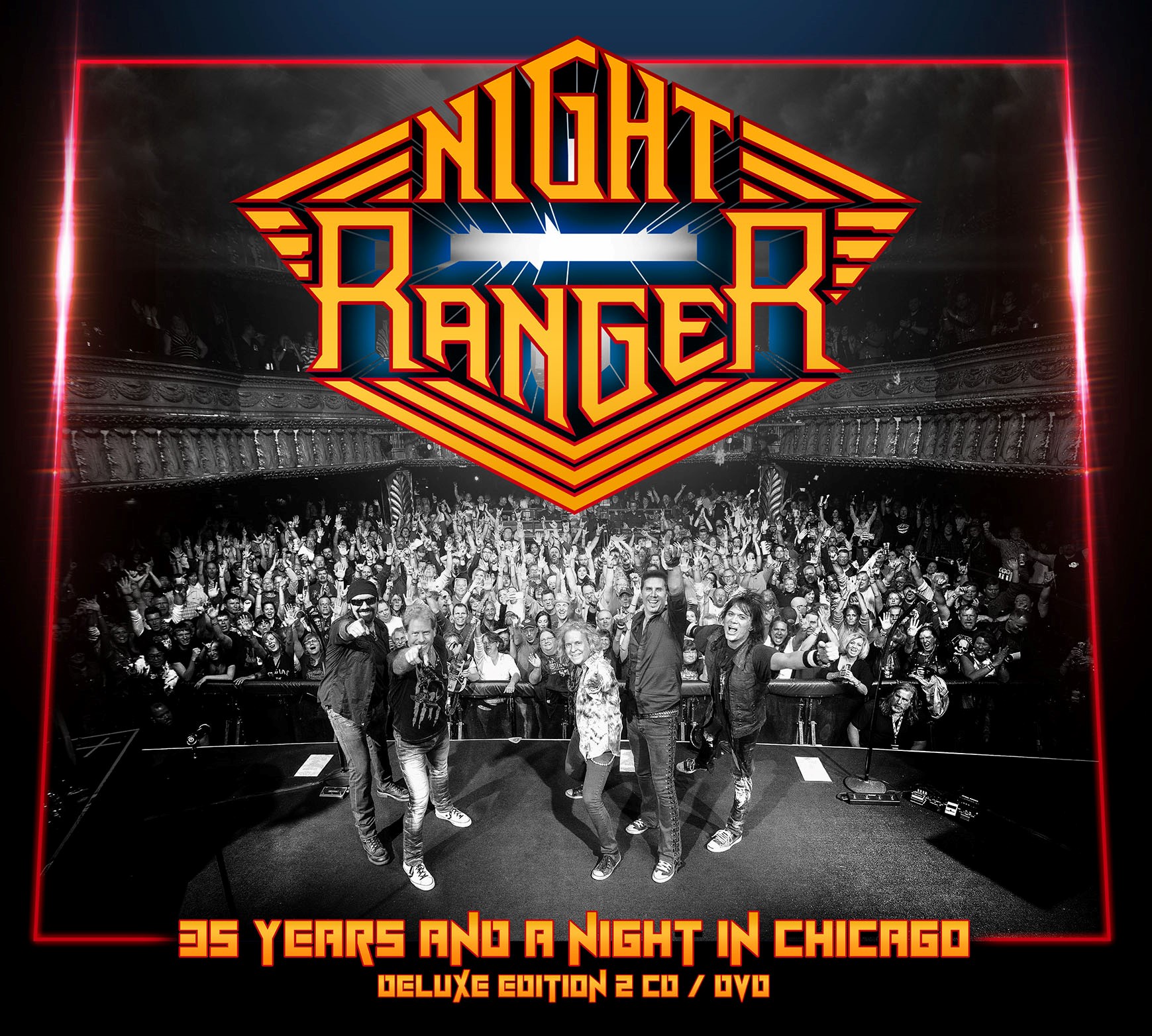 NIGHT RANGER - 35 Years and a Night in Chicago (Deluxe Ed.)